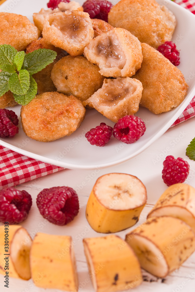 custom made wallpaper toronto digitalBanana fritters.