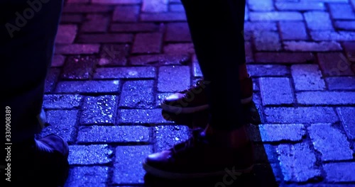 dance foot detail on the party