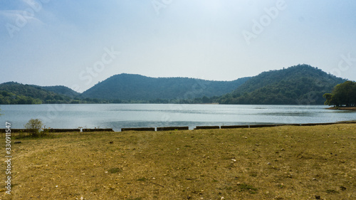 Amazing Landscape of Jambughoda wildlife sanctuary, Gujarat  photo