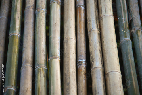 top view wood made with bamboo