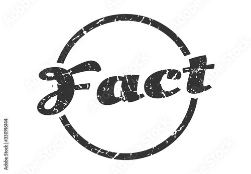 fact sign. fact round vintage grunge stamp. fact