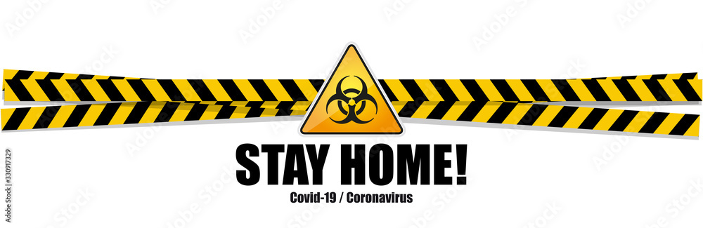 Obraz premium Stay home !