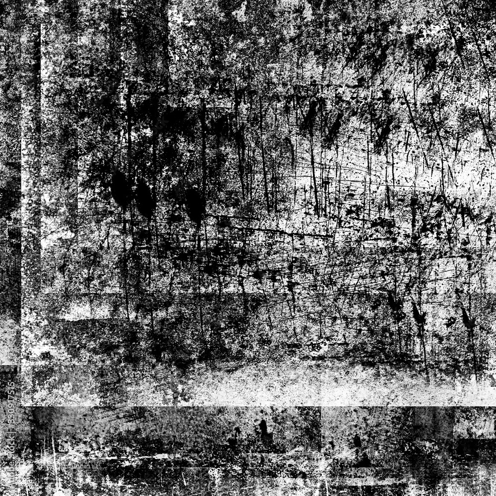 Grunge scratch black and white background