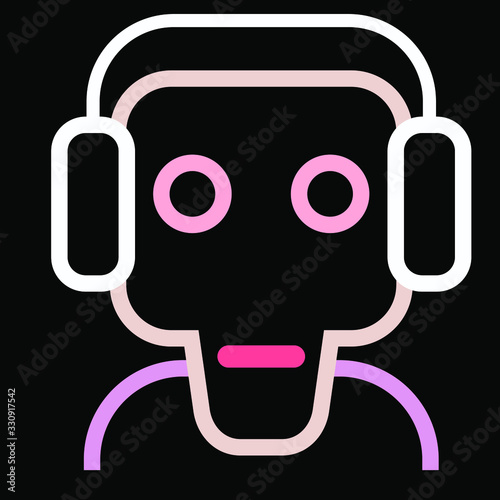 neon avatar set