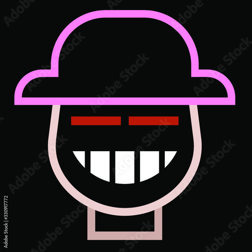 neon avatar set