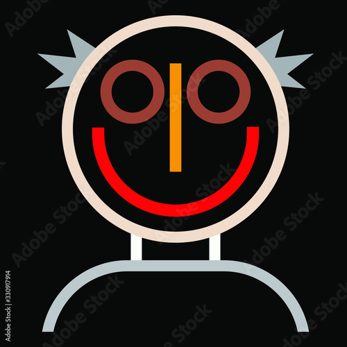 neon avatar set