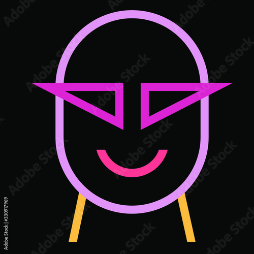 neon avatar set