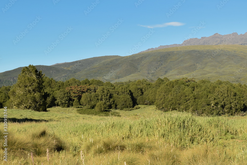 Scenic mountains against sky in Mount Kenya National Park Scenic mountains against sky in Mount Kenya National Park