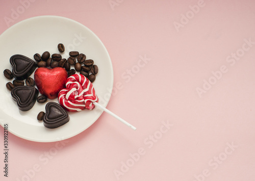 heart shaped chocolate cake