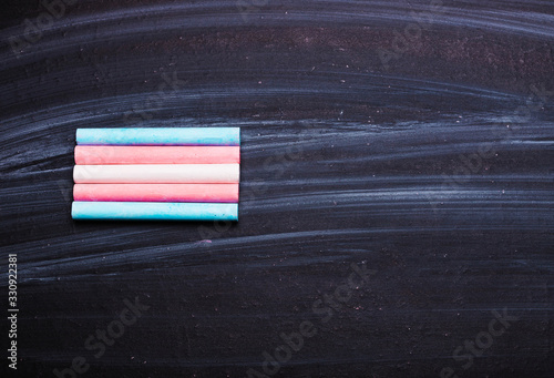 Transgender flag white blue pink from photo