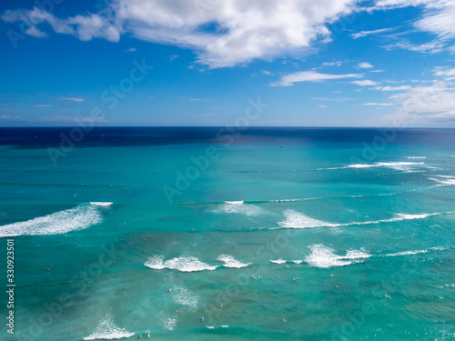 ハワイ ワイキキビーチの風景