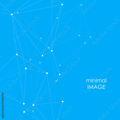 Structure pattern with molecules and communication elements. Concept for medical and chemistry and science ideas