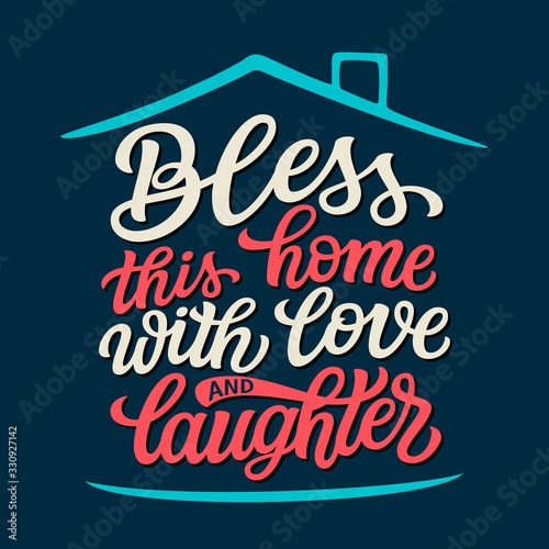 Home typography quote