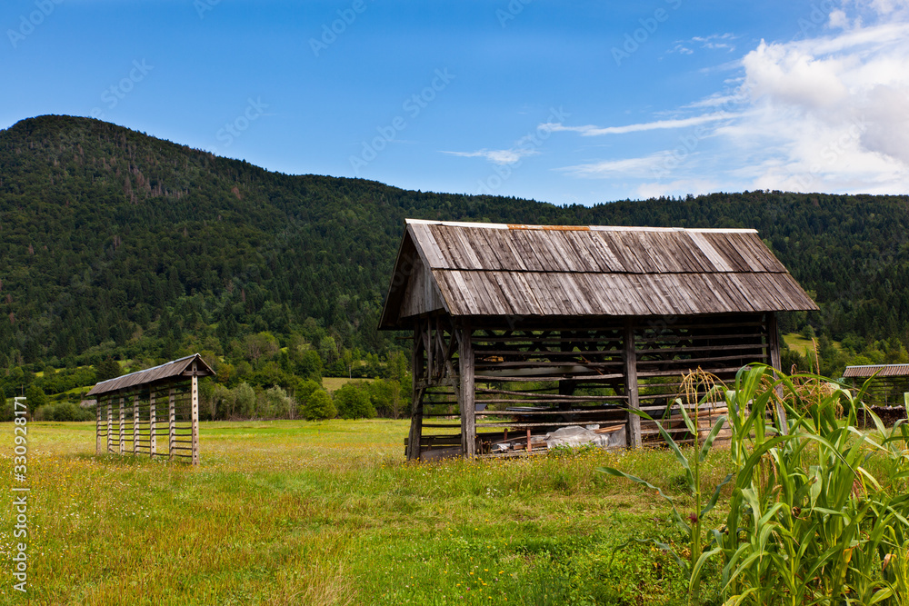 View of typical structural wood called Hayracks View of typical structural wood called Hayracks