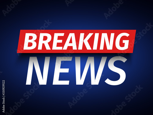 Breaking news background. Vector illustration.