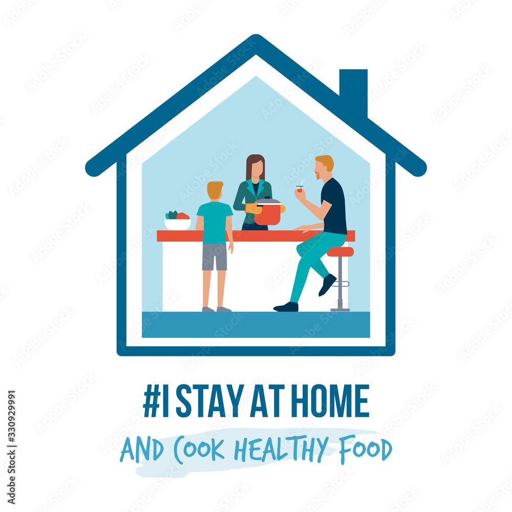 I stay at home awareness campaign and coronavirus prevention I stay at home awareness campaign and coronavirus prevention