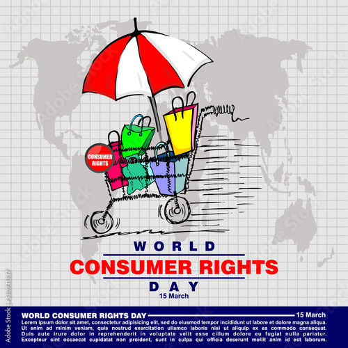 World Consumer Rights Day, poster and banner