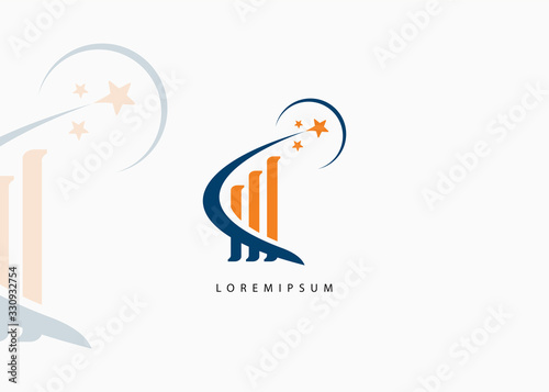 Graph Advisors Logo - Magic Finance. Financial Dreams Logo
