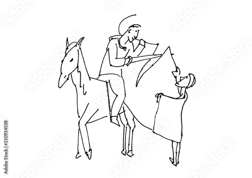Saint Martin and the beggar