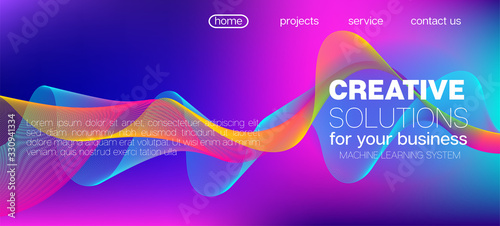 Falling Particles Distressed Purple Vector. Big Data Neon Background. 3D 