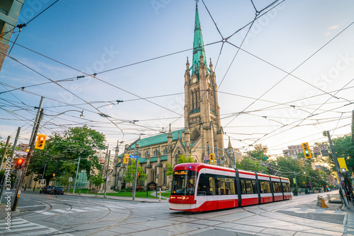 Downtown Toronto city Skyline at  twiligh, Canada