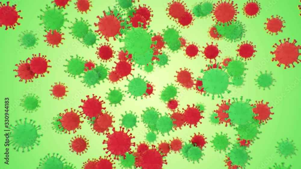 Virus or Bacteria Infection Background (Loop) Virus or Bacteria Infection Background (Loop)