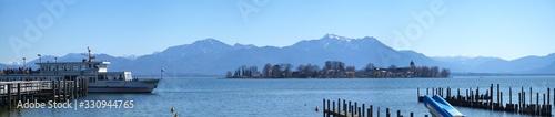 Chiemsse-Panorama bei Gstadt