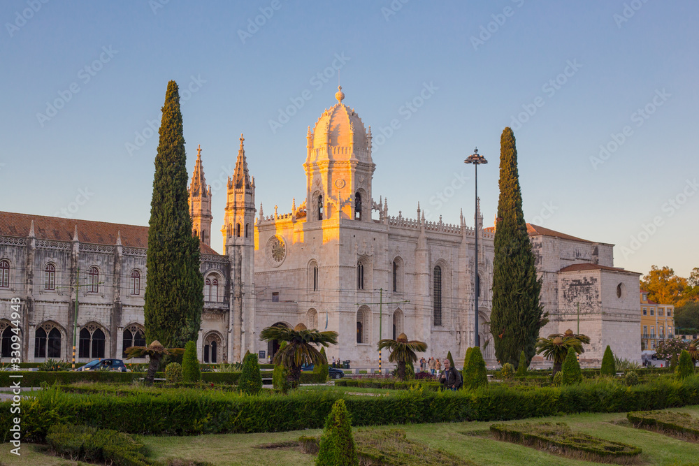 Jeronimos Monastery in Lisbon Portugal