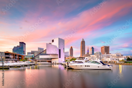Cleveland, Ohio, USA Downtown Cityscape
