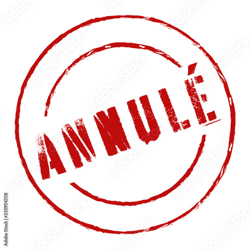 French canceled stamp