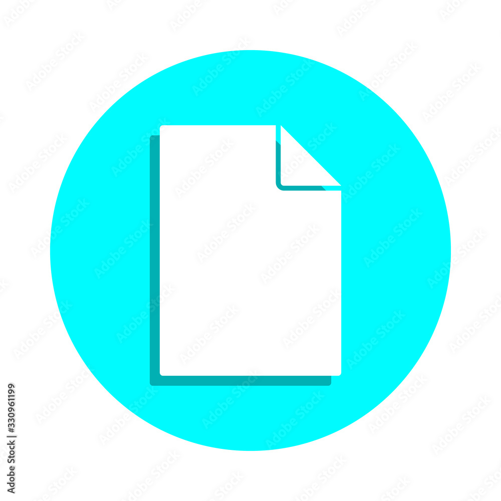 Paper badge icon. Simple glyph, flat vector of web icons for ui and ux, website or mobile application Paper badge icon. Simple glyph, flat vector of web icons for ui and ux, website or mobile application