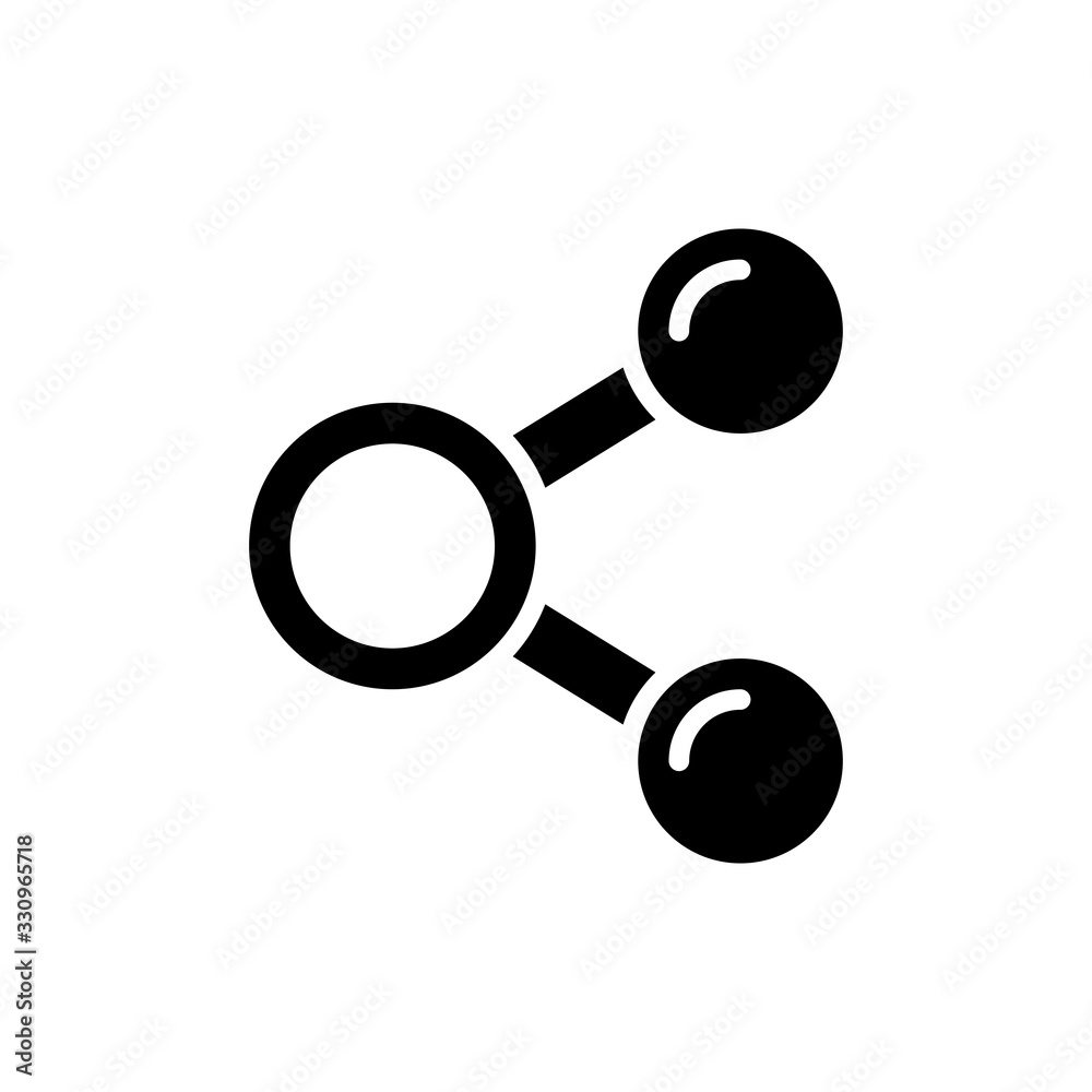 Share Vector Icon Glyph Style Illustration. Share Vector Icon Glyph Style Illustration.