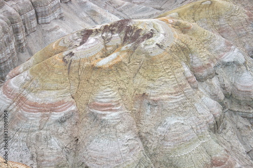 Aktau Mountains in Altyn-Emel Nature Park, Kazakhstan.