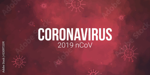 Novel Coronavirus 2019 nCoV. COVID 2019. Vector illustration.