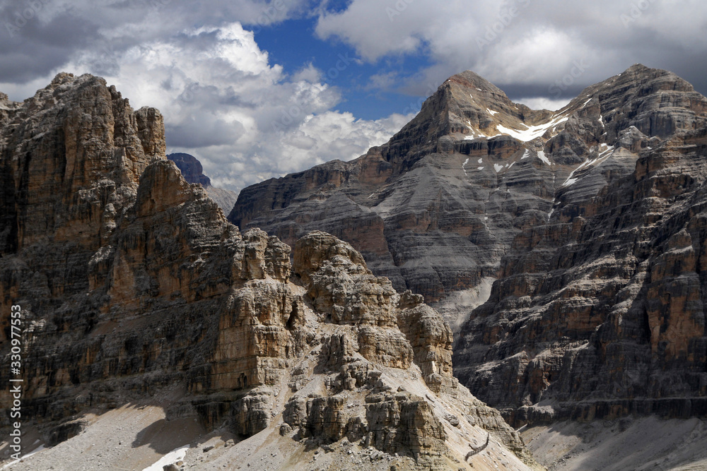 Tofana di Rozes is a mountain of the Dolomites in the Province of Belluno, Veneto, Italy