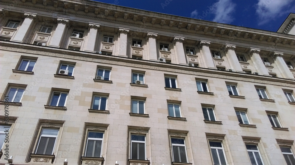 Facade of a European building