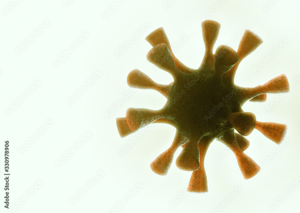 corona virus, covid 19 danger and 3d illustration corona virus, covid 19 danger and 3d illustration