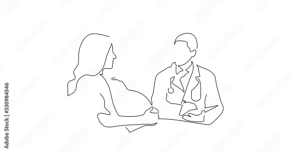 Maternity line drawing, animated illustration design. Maternity collection. Maternity line drawing, animated illustration design. Maternity collection.