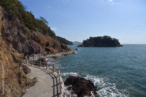 Landscape of Sensui-jima Island in Tomonoura of Fukuyama City, Seto Inland Sea photo