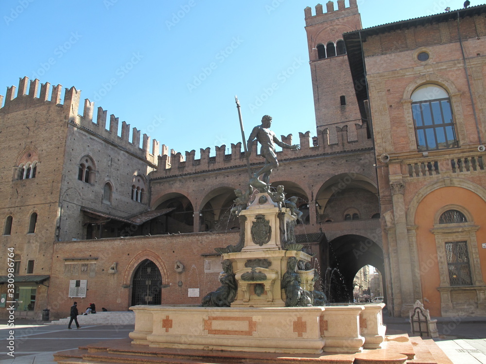 Fototapeta premium centro storico di bologna