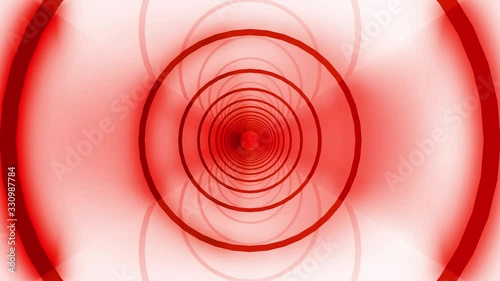 Loop able futuristic Red beam light loop tunnel design for any banner, template wall footage background.