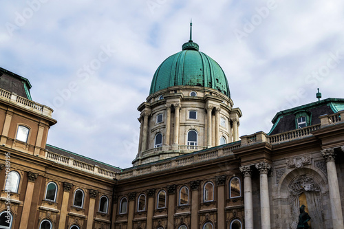 Buda Castle, the historical castle and palace complex of the Hungarian kings in Budapest