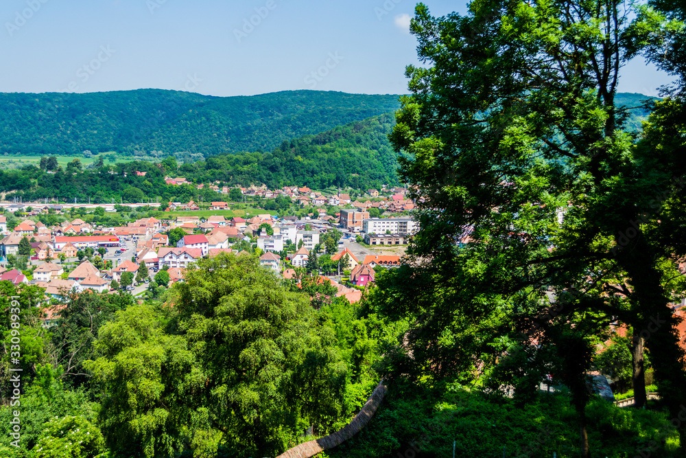 Landscape of Sighisoara city