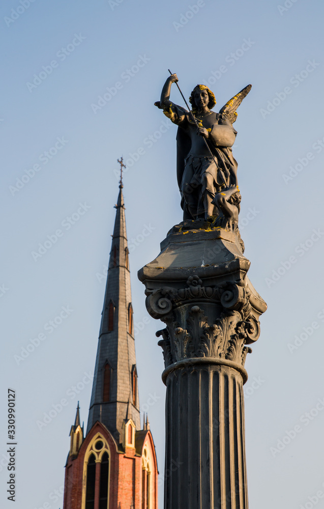 Fototapeta premium The Church of the Holy Trinity - the largest church in Belarus