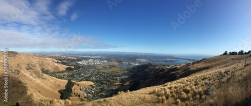 Sur les hauteurs de Christchurch