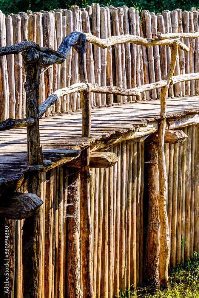 Obraz premium old wooden fence