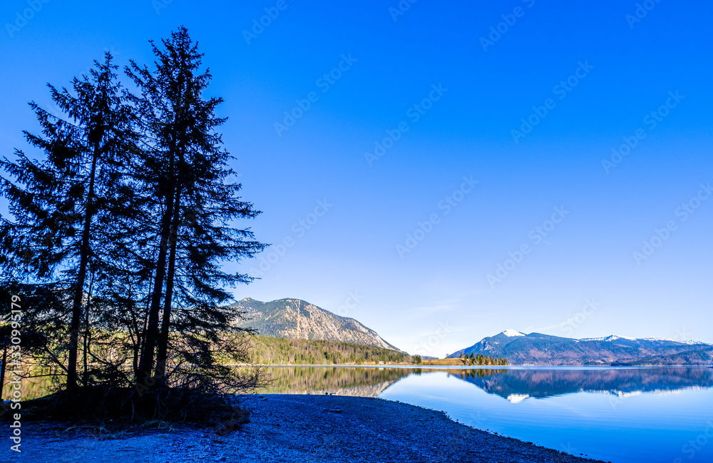 walchensee lake in bavaria