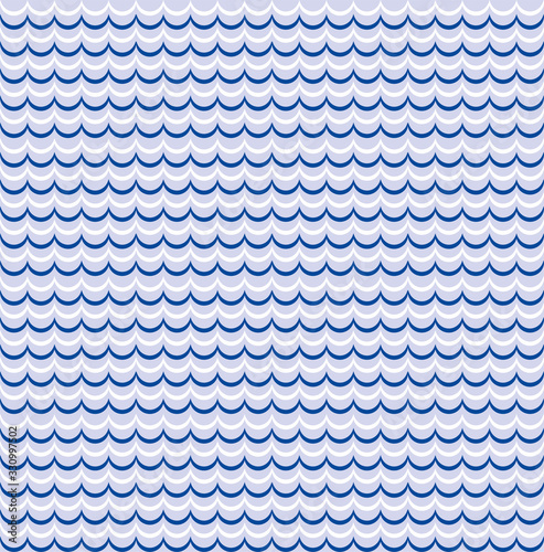 Waves lines design elements pattern chinese style