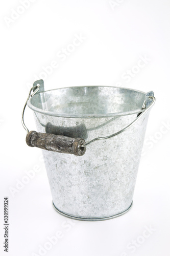 Galvanized bucket