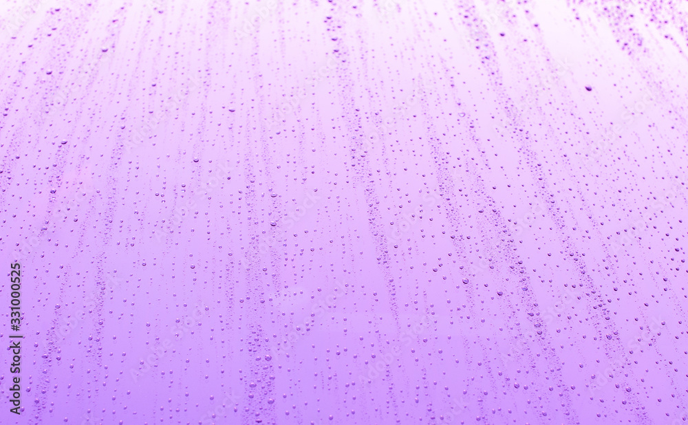 Close up of water drops on background. Abstarct texture with bubbles on window glass surface. Raindrop, Realistic pure water droplets condensed for creative banner design Close up of water drops on background. Abstarct texture with bubbles on window glass surface. Raindrop, Realistic pure water droplets condensed for creative banner design